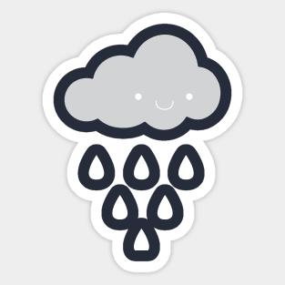 Happy Cloud Sticker